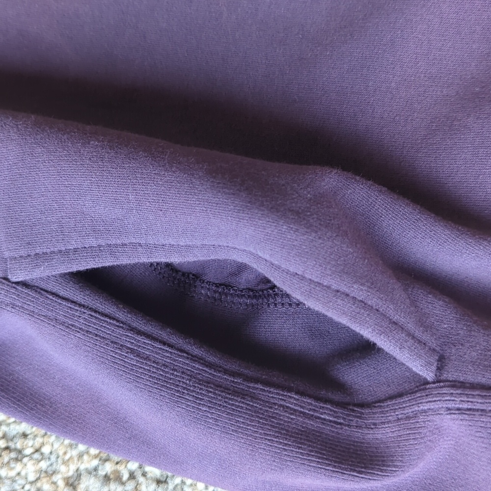 Athleta Forever Fleece 1/4 Zip Sweatshirt - Iris S - Picture 4 of 14